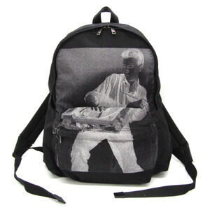 CELINE Black Leather Backpack